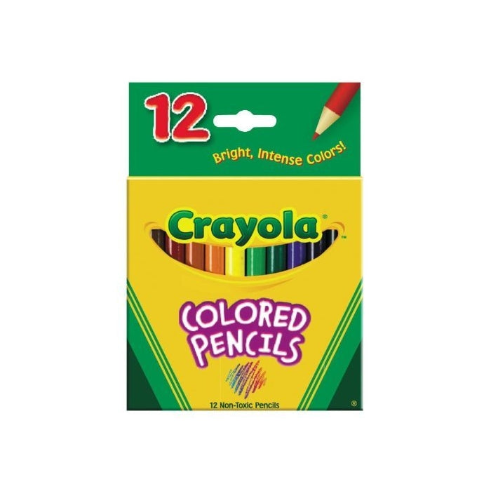 BIN684112 - Crayola Presharpened Short Colored Pencils