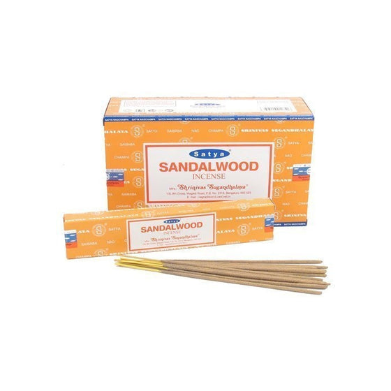 Satya Nag Champa Sandalwood Incense Sticks - Box 12 Packs