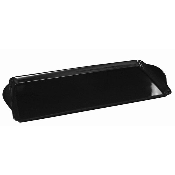 Calypso Basics by Reston Lloyd Melamine Tidbit Tray, Black