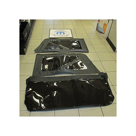 2011-2014 Jeep Wrangler 2 door Black top rear window replacement kit tinted OEM