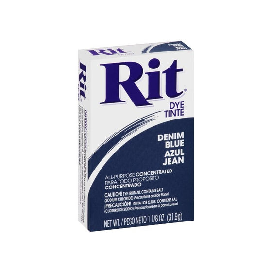 Rit All-Purpose Powder Dye, Denim Blue