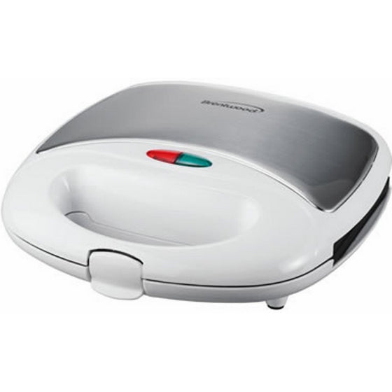 Brentwood Appliances TS-240W Stainless Steel Electric Sandwich Maker, White