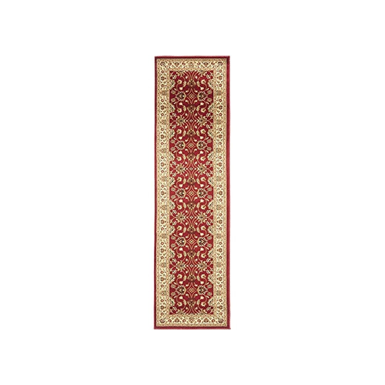 Safavieh Lyndhurst Collection LNH553-4012 Red and Ivory Runner Area Rug, 2 feet 3 inches by 16 feet (2'3" x 16')