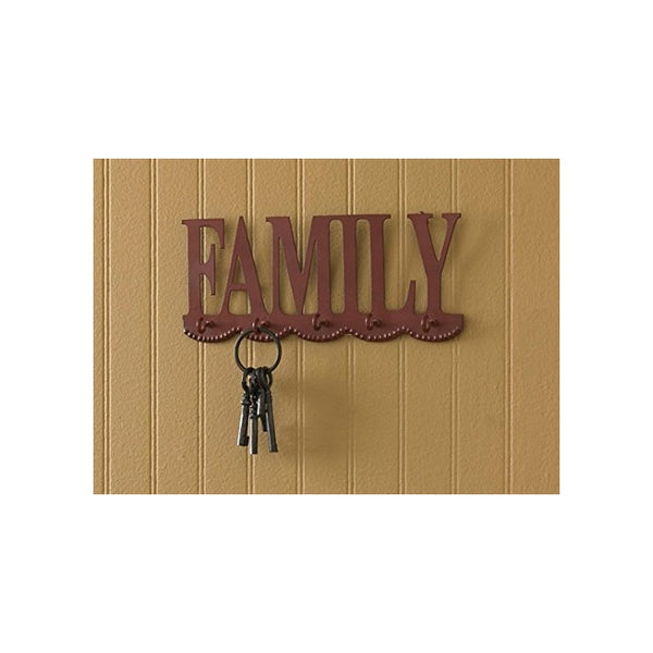 Park Designs "Family" Key Holder, Wall Mounted Hook