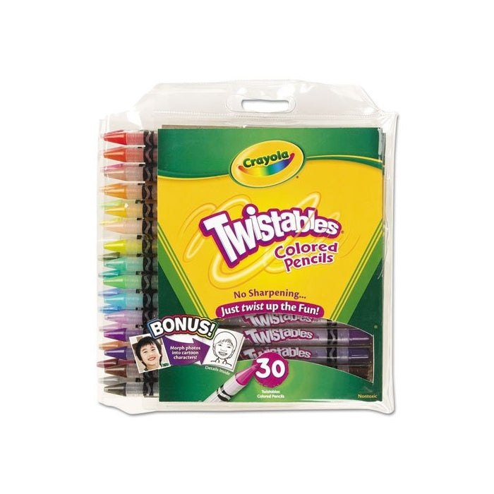 twistables Colored Pencils, 30 Assorted Colors 2 Pack