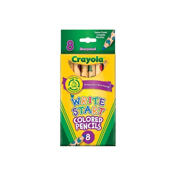 Crayola 8ct Write Start Colored Pencils