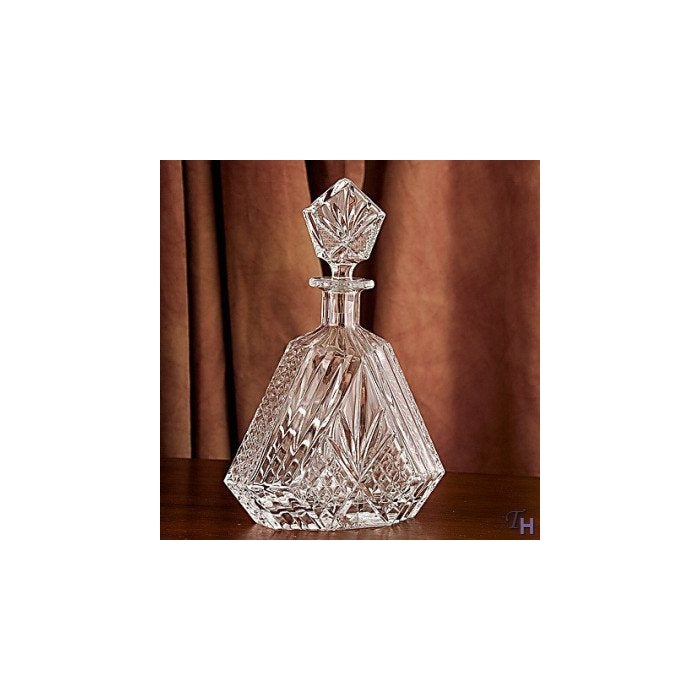 DUBLIN TRIANGULAR CRYSTAL DECANTER