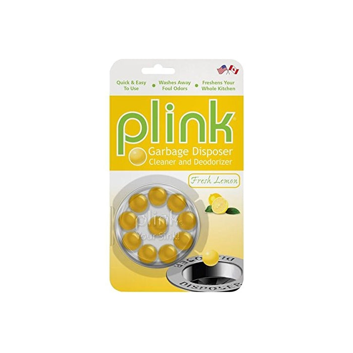 Plink PLM48N Lemon Scent Garbage Disposer Cleaner and Deodorizer-10 Uses-Economical Cleanser Created by Plumbers to Freshen your Disposal and Keep it Odor Free