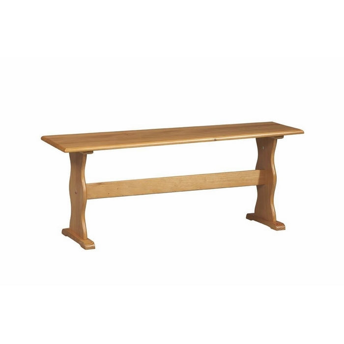 Wooden Nook Bench in Natural Finish