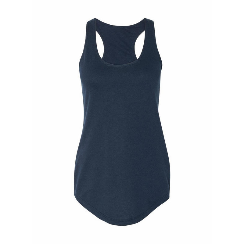 Next Level Lightweight Racerback French Terry Tank Top, Medium, Midnight Navy