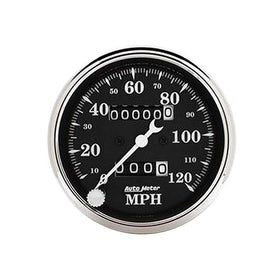 Auto Meter 1796 Old Tyme Black Mechanical Speedometer