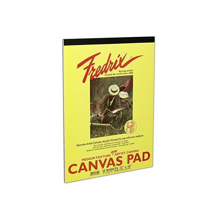 Fredrix 3501 Canvas Pads, 12 by 16-Inch