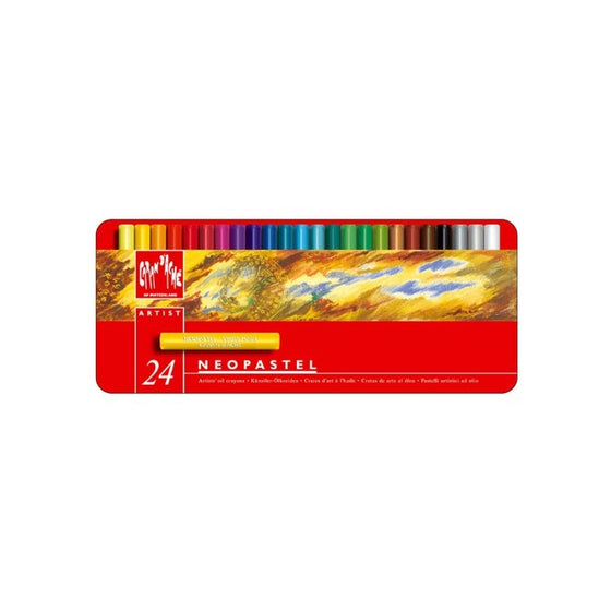 Caran D'ache Neopastel Oil Pastels Set Of 24 (7400.324)