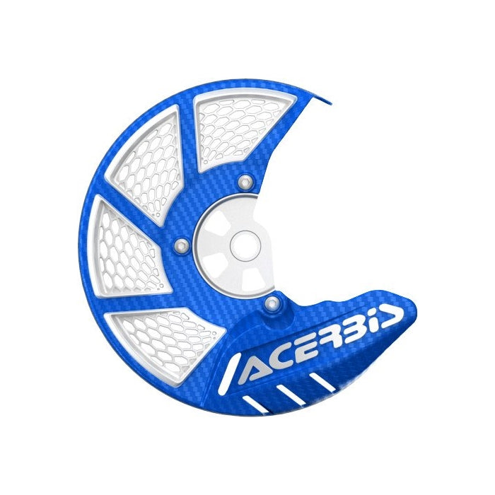 Acerbis X-Brake Vented Front Disc Cover (BLUE/WHITE)