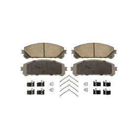 Wagner ThermoQuiet QC1324 Ceramic Disc Pad Set With Installation Hardware, Front