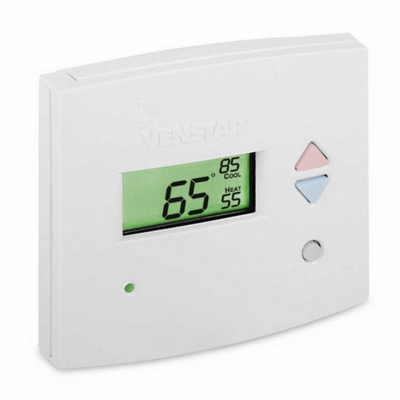 Venstar T2900 Commercial Platinum Slimline Light-Activated Thermostat
