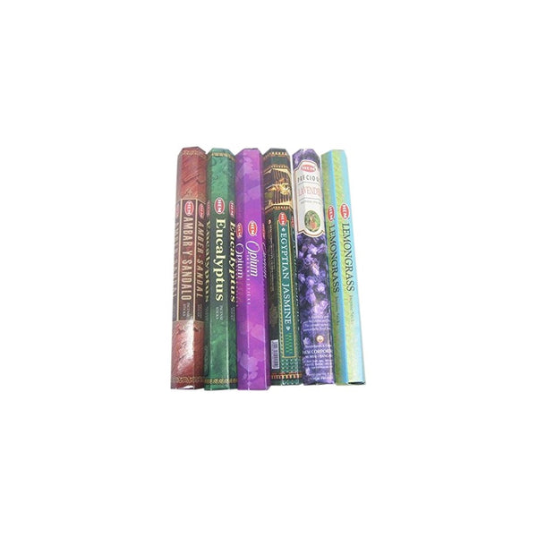 HEM Incense Sticks Best Sellers 6 Boxes X 20 Grams, Variety Pack, Total 120 Gm (#2)