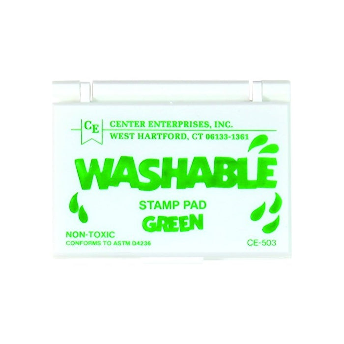 Center Enterprise CE503 Washable Stamp Pads, Green