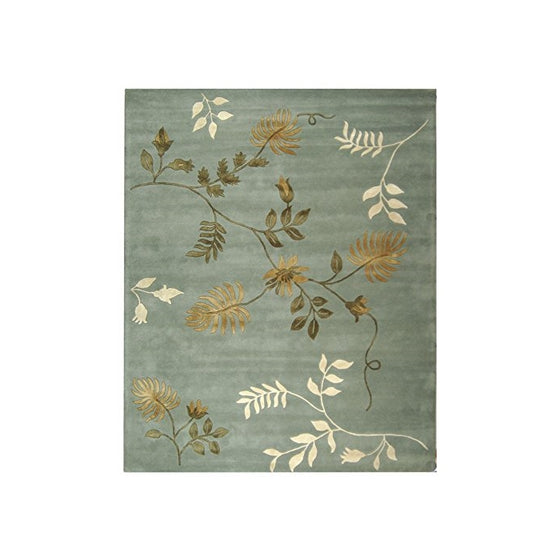 Safavieh Soho Collection SOH313A Handmade Light Blue New Zealand Wool Area Rug, 6 feet by 9 feet (6' x 9')