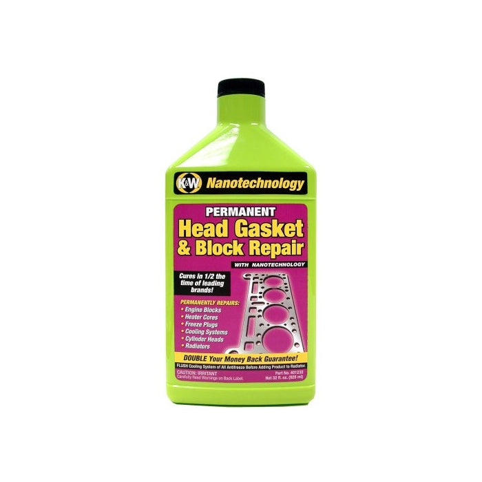 CRC 401232 Permanent Head Gasket & Block Repair with Nanotechnology - 32 fl. oz.