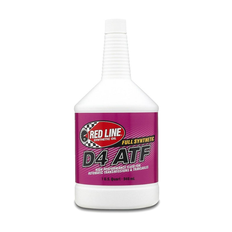 Red Line D4 ATF Automatic Transmission Fluid- Pack of 4 Quarts