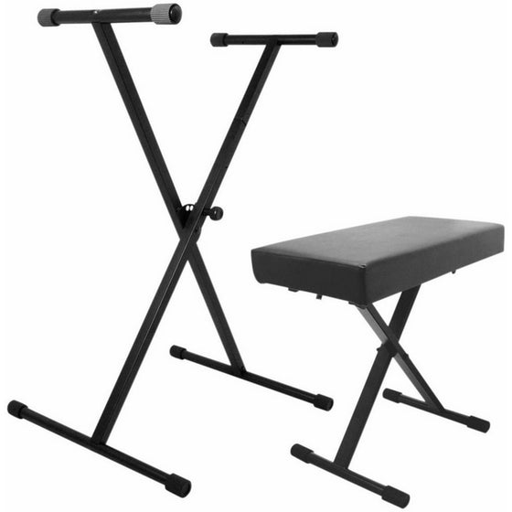 On-Stage Stands Keyboard Stand and Bench Pack