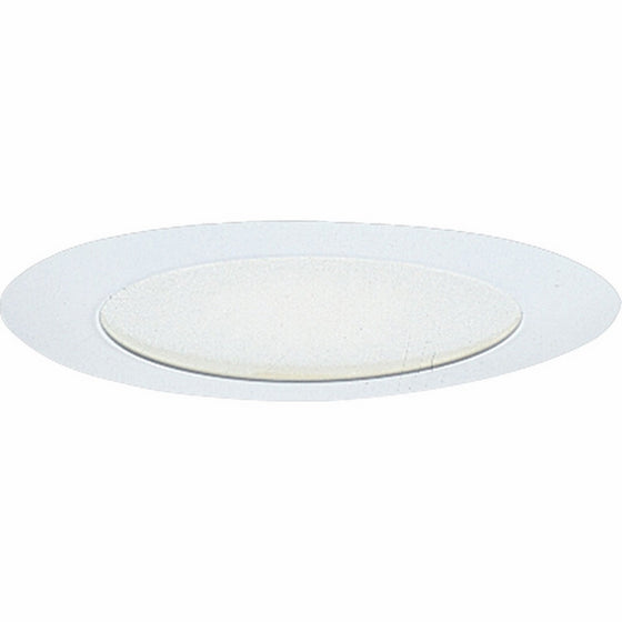 Progress Lighting P8060-28 Albalite Glass Metal Flange Insulation Must Be 3-Inch From Housing 7-3/4-Inch Outside Diameter, Bright White