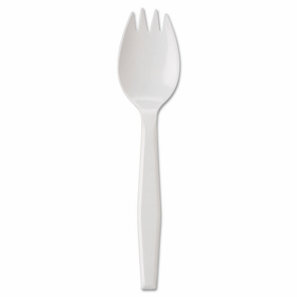 GENPPSPK - GEN-PAK CORP. Medium-weight Cutlery, 6 1/4amp;quot;, Spork, White