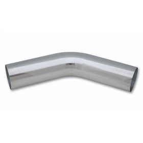 Vibrant 2177 2.5" Polished Aluminum 45 Degree Bend