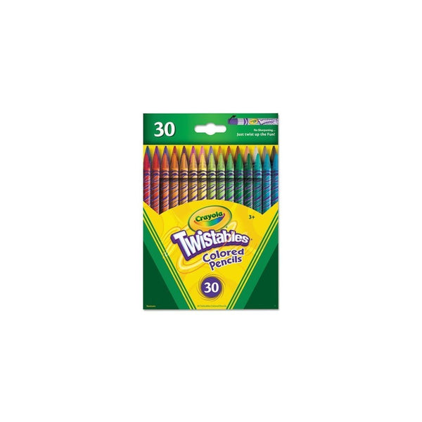 Crayola Twistables Colored Pencils, 30 Count, Gift