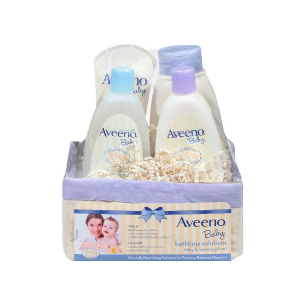 Aveeno Baby Daily Bath Time Solutions Gift Set To Prevent Dry Skin