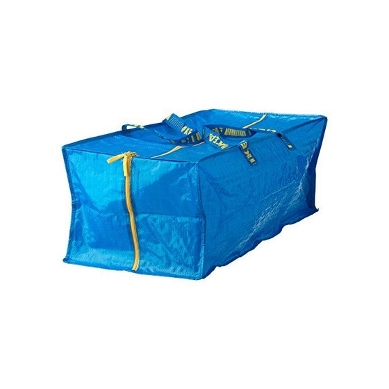 Ikea Frakta Storage Bag,Extra Large - Blue (2 PACK)