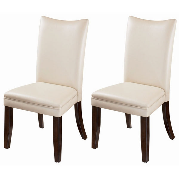 Ashley Furniture Signature Design - Charrell Dining Side Chair - Curved Back - Set of 2 - Ivory