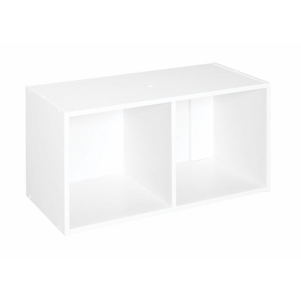 ClosetMaid 8947 Cubeicals Organizer, 2-Cube, White