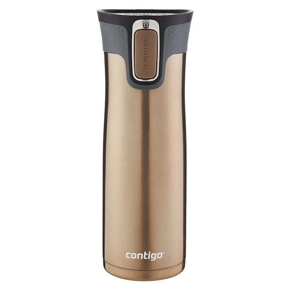 Contigo AUTOSEAL West Loop Stainless Steel Travel Mug, 20 oz, Latte