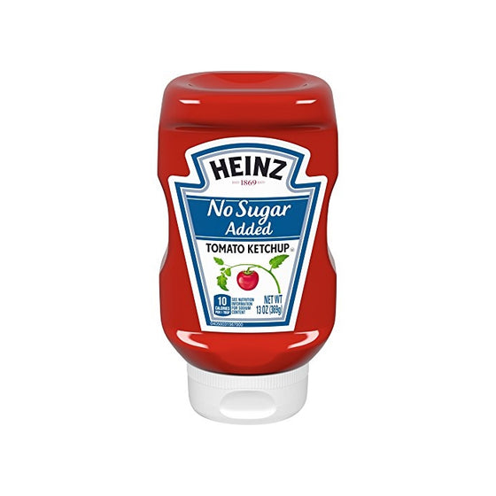 Heinz Tomato Ketchup, No Sugar Added, 13 Ounce (Pack of 6) (Packaging May Vary)