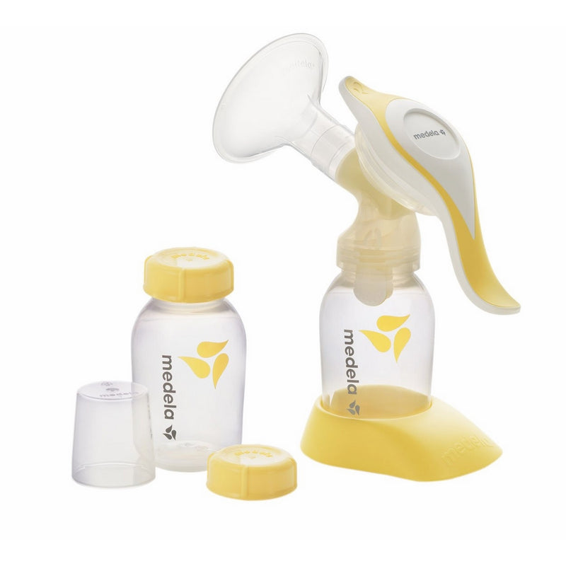 Medela Manual Breast Pump, Harmony Breast Pump, Portable, 2-Phase Expression Technology, Ergonomic Swivel Handle, Designed for Occasional Time Away from Baby