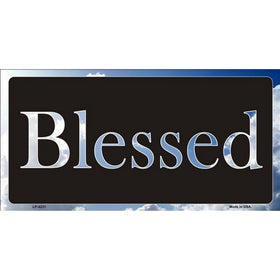 Blessed (Clouds) License Plates Plate Tag Tags auto vehicle car front