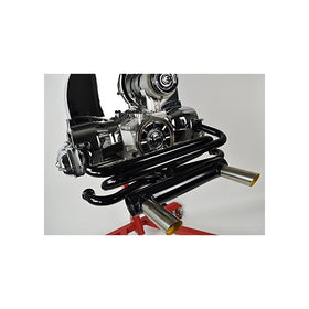 Empi 3417 Vw 2 Tip GT Exhaust System For Air-cooled Vw Bug & Ghia