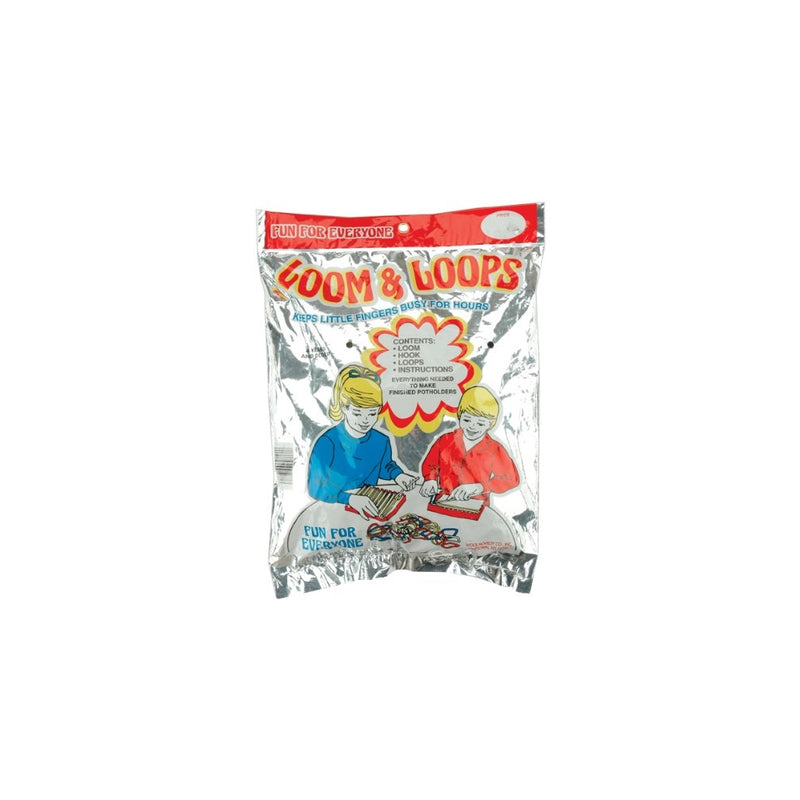 Wool Novelty Loop and Loom Set Giant Silver Rack Pack