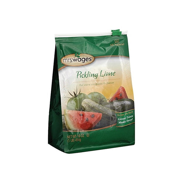 Mrs. Wages Pickling Lime (1-Pound Resealable Bag)