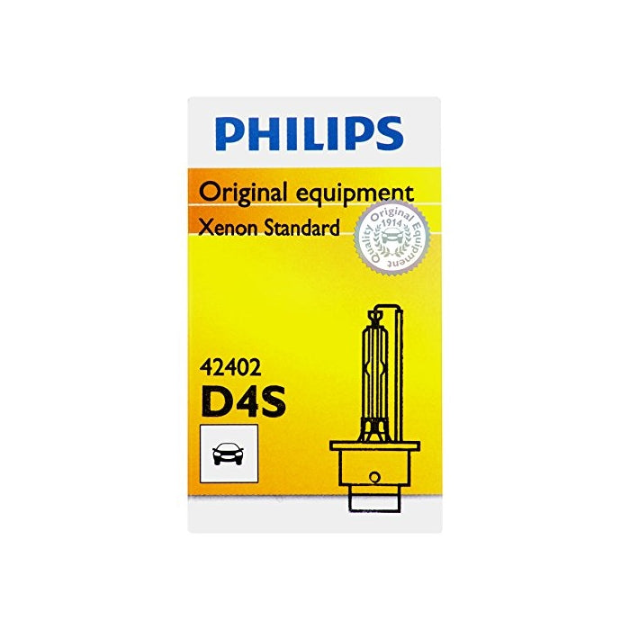 Philips D4S Standard Xenon HID Headlight Bulb, 1 Pack