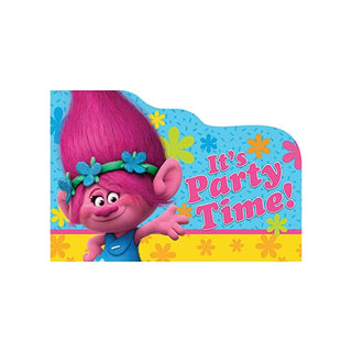 Trolls Postcard Invitations (8 Count)