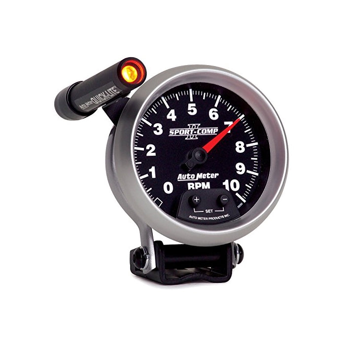 Auto Meter 3690 Sport-Comp II 3-3/8" 10000 RPM Shift-Lite Tachometer