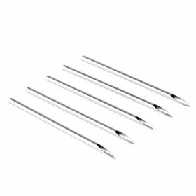 Beauty7 5PCS 18G Gauge 1mm Individualized Sterilized Surgical Steel Piercing Needles Body Ear Navel Nipple Piercing