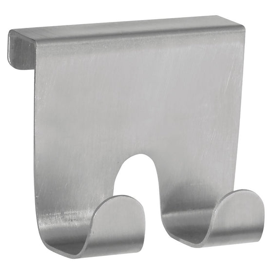 InterDesign Forma Over the Cabinet Hooks, brushed stainless Steel