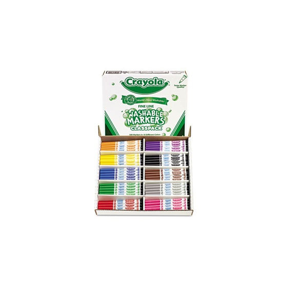 BIN588211 - Crayola Washable Classpack Markers