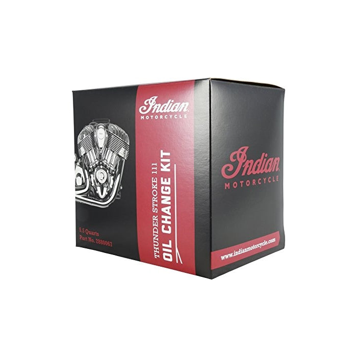 Indian New OEM Motorcycle Oil Change Kit, Thunder Stroke, 5.5 Quart, 2880067