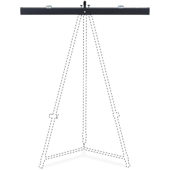 Lorell Telescoping Easel Pad Holder, Black