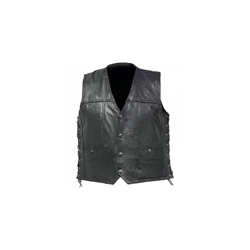 Genuine Buffalo Leather Concealed Carry Vest No Patches